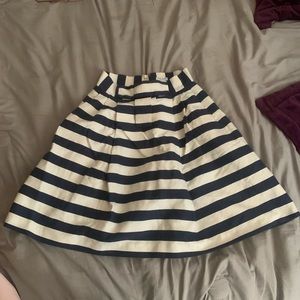 Vintage Kate spade navy blue and white skirt